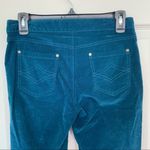 Pajama jeans teal blue corduroy jeans‎ size small Photo 3