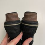 Sorel  Boots Slimboot Combat Leather Ankle Buckle Lace Up Herringbone Tweed Black Photo 14