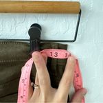 Tractr Olive Green Suede Line Pattern Skinny Jeans 4/27 Photo 7