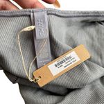 SKIMS Women’s XL Square Neck Cotton Rib Bodysuit Pacific Gray Snap Close New Photo 2