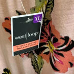 West Loop NWT Dress Women's XL Tropical Pink Off The Shoulder Floral Boho Dress Photo 8