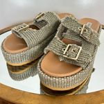 Steve Madden  Karrigan Womens Platform Sandals in Olive Size US 8.5 Photo 4