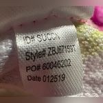 Betsey Johnson  Floral Hooded Swim Suit Cover Up Pink Rose Blossom size S Photo 10