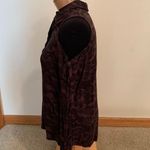 Rock & Republic Womens Size Medium Cold Shoulder Top Camouflage Button Down Photo 5