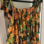 Free People  Bali Moroccan Flowers Black Colorful Tie Photo 4