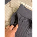 Calvin Klein Jeans  Soft Ribbed Knit Joggers & mockneck top gray SET, size M, NWT Photo 6