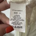 Vintage Slip Dress Long Nightgown 1X Cream Ivory Lace Satin Bridal Trad Wife Photo 5