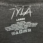 Tyla Demin Outfit Water Poster Oversized Tee L Photo 3