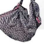 00s Unbranded Vintage Pink Purple Floral Cloth Shoulder Bag Photo 1