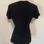 Embroidered Colorful Floral Mexican Blouse Black Size XL Photo 2