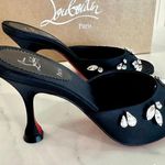 Christian Louboutin Degraqueen 85mm Crystal Slide Sandals Photo 4