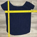 Kona Sol Blue Short Sleeve Tie Back Above the Knee Swim Coverup Dress Size Large Photo 7