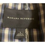 Banana Republic Women's Blue Plaid Shirt Blazer - Size Small Photo 2