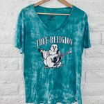 True Religion Womens M. Multicolor Tie Dye Graphic Print Short Sleeve T-Shirt Photo 2