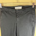 Frank & Eileen  Black Cotton Blend Wickow Italian Chino Size 8 Raw Hem Classic 25 Photo 3