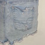 American Eagle next level stretch distressed hi-rise denim shorties size 2 Photo 7