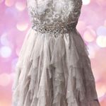 Windsor Homecoming Strapless Pale Gold Dress Size 3/4 Photo 1