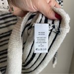 Anthropologie Lilla P White Black Striped V Photo 4