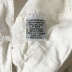 Johnny Was 100% Linen Straight Leg Trouser Pants in White Size Large Photo 5