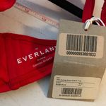 Everlane Womens The Square-Neck Bikini Top Bright Red XS Photo 5