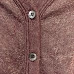 Michael Stars  Women's Burgundy Silver Cardigan One Size Photo 2