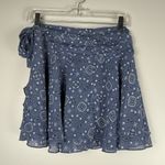 Aerie  Navy Paisley Mini Skirt Photo 2