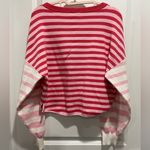 Daily Practice Anthropologie Striped Knitted SWEATSHIRT IN PINK / Red Size M Size M Photo 6