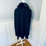 Loft NEW Ann Taylor Wool Blend Black Cape Jacket Size Medium NWT Photo 1