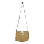 Anne Klein Straw Hobo Bag AK Logo Shoulder Bag Purse Tan White Photo 4