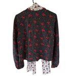 Rixo London Angie Blouse in Rose Garden Red Photo 2