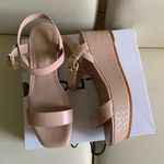 ALDO ELOINIEL270 BONE ANKLE STRAP WEDGES Photo 9