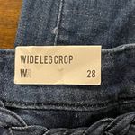William Rast NWT Women's Misses High Rise Wide Leg Cropped Jean Size 28 Med wash Photo 15
