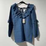 Tularosa NWT $158 Heather Dress Yale Blue Long Sleeve Size XXS Photo 5