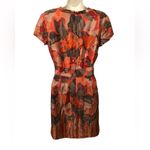 Banana Republic Fall Floral SILK Dress Sz. 4 Empire Waist POCKETS Photo Shoot Photo 2
