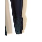 Lululemon Athletica Workout Athleisure Leggings Black Teal Size 4 Photo 3