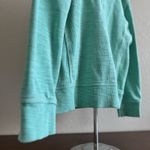 Tommy Bahama  1/4 Zip Pullover Women's M Pima Cotton Blend Mint Resort Golf Photo 3