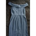 Dessy Collection Vivian Diamond Dress Larkspur Blue Floor length Gown Formal 6 Photo 6