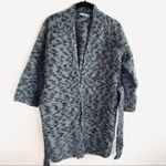 Vince Marled Wool Blend Belted Gray Coat Photo 7