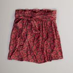 American Eagle Y2K AEO Floral Paperbag Mini Skirt Photo 0