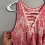 American Eagle  Outfitters Pink Watercolor Tie Dye Tank Top Women’s Size Small Photo 1