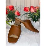 LC Lauren Conrad Lauren Conrad Women's Soda Pop Slip On Camel Colored Sandals Size 7.5M Photo 3