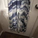 Surf Gypsy  Blue and White Tie-Dye Skirt Photo 1