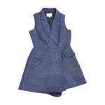 Tuckernuck  Pomander Place Navy Tweed Campbell Romper Photo 7