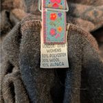 L.L.Bean Vintage  Womens Size M Wool Alpaca Fair Isle 1/4 Zip Fleece Pullover Top Photo 3