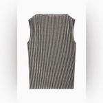 COS  Plisse geometric print sleeveless top women’s size small Photo 2