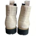 Toms  Skylar Sahara Suede 8.5 Chelsea Ankle Boots Quilted Detail Lug Sole Pull On Photo 2