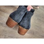 J.Crew Boots Womens 8.5 M Sawyer Ankle Bootie Black Leather Side Zip Block C9868 Photo 5