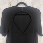 American Eagle Dress Women Medium Soft & Sexy Black Ribbed Flowy Stretch Skater Photo 4