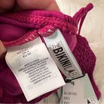 The Bikini Lab Smocked Bralette Bikini Top Raspberry Pink Photo 9