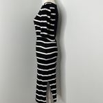 Forever 21 T-shirt dress. Mesh back. Size Small. Black and white striped. Photo 1